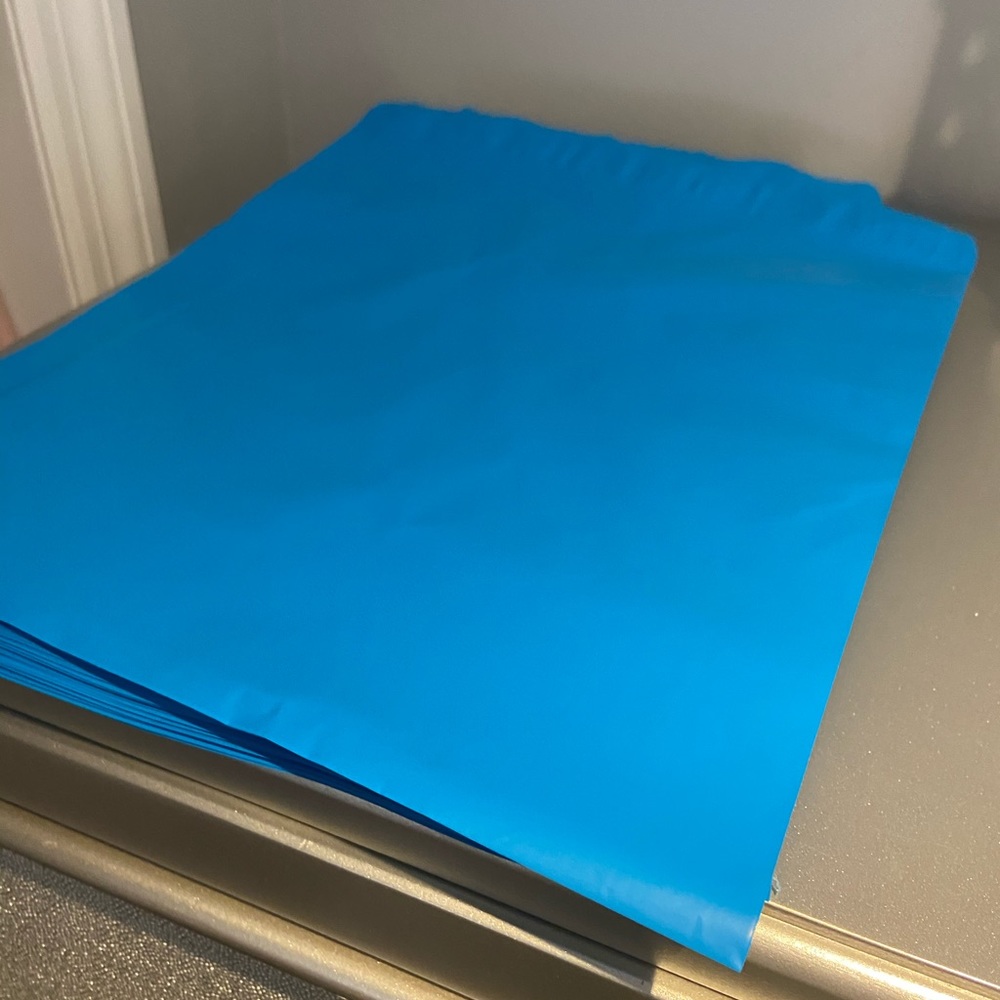 Blue Poly Mailers 10x13